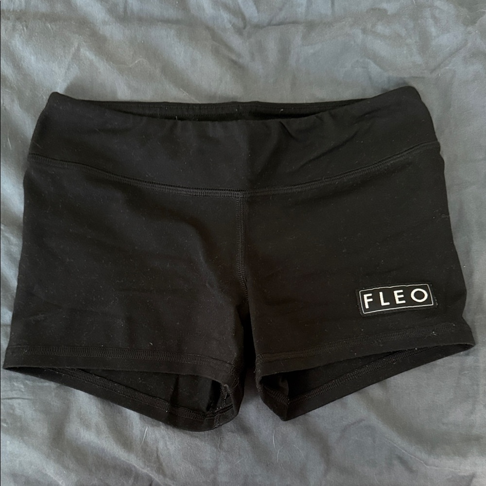 Fleo Women's Athletic Black Shorts